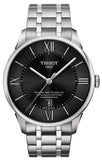 Buy Shop Tissot T Classic Chemin Des Tourelles Chronometer Black Dial Silver Steel Strap Watch For Men - T099.408.11.058.00 USA Online