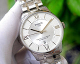 Buy Shop Tissot T Classic Chemin Des Tourelles Silver Dial Silver Steel Strap Watch For Men - T099.408.11.038.00 USA Online