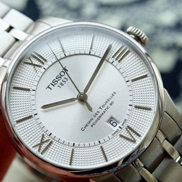 Buy Shop Tissot T Classic Chemin Des Tourelles Silver Dial Silver Steel Strap Watch For Men - T099.408.11.038.00 USA Online
