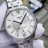 Buy Shop Tissot T Classic Chemin Des Tourelles Silver Dial Silver Steel Strap Watch For Men - T099.408.11.038.00 USA Online
