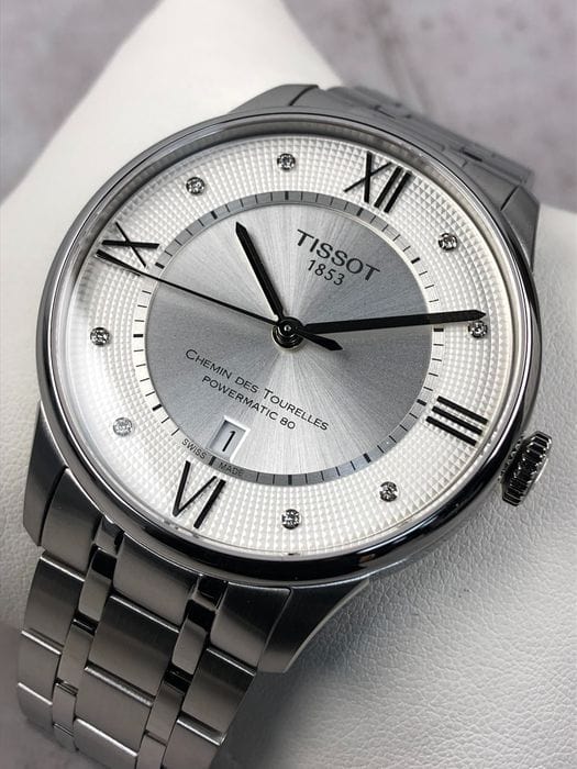 Buy Shop Tissot T Classic Chemin Des Tourelles Silver Dial Silver Steel Strap Watch For Men - T099.408.11.038.00 USA Online