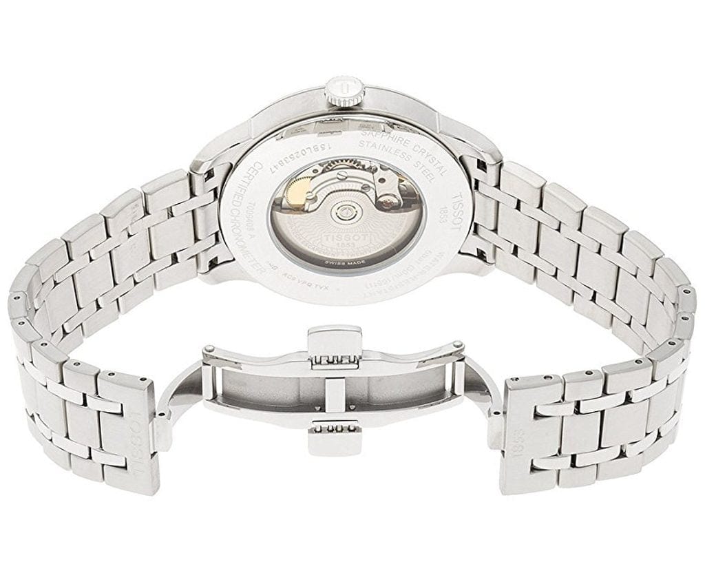 Buy Shop Tissot T Classic Chemin Des Tourelles Silver Dial Silver Steel Strap Watch For Men - T099.408.11.038.00 USA Online