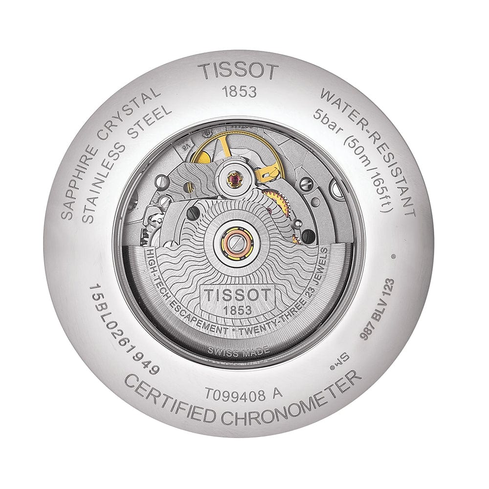 Buy Shop Tissot T Classic Chemin Des Tourelles Silver Dial Silver Steel Strap Watch For Men - T099.408.11.038.00 USA Online