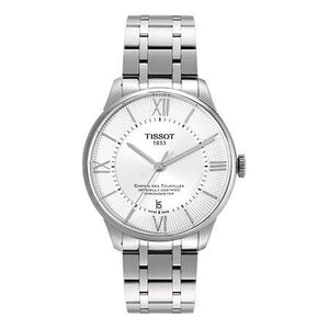 Buy Shop Tissot T Classic Chemin Des Tourelles Silver Dial Silver Steel Strap Watch For Men - T099.408.11.038.00 USA Online