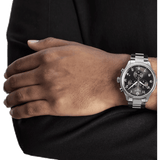 Buy Shop Tissot T Classic Chrono XL Black Dial Silver Steel Strap Watch For Men - T116.617.11.057.01 USA Online