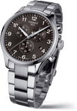 Buy Shop Tissot T Classic Chrono XL Black Dial Silver Steel Strap Watch For Men - T116.617.11.057.01 USA Online