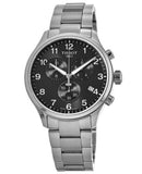 Buy Shop Tissot T Classic Chrono XL Black Dial Silver Steel Strap Watch For Men - T116.617.11.057.01 USA Online