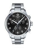 Buy Shop Tissot T Classic Chrono XL Black Dial Silver Steel Strap Watch For Men - T116.617.11.057.01 USA Online