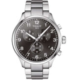 Buy Shop Tissot T Classic Chrono XL Black Dial Silver Steel Strap Watch For Men - T116.617.11.057.01 USA Online