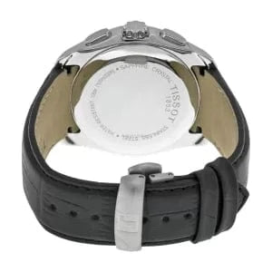 Buy Shop Tissot T Classic Couturier Chronograph Black Dial Black Leather Strap Watch For Men - T035.617.16.051.00 USA Online