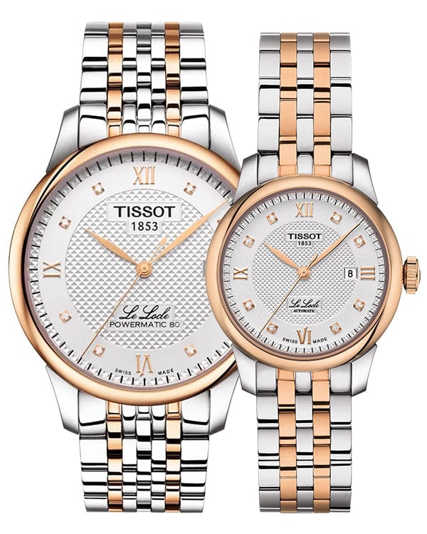 Buy Shop Tissot T Classic Le Locle Automatic Lady Silver Dial Two Tone Steel Strap Watch For Women - T006.207.22.036.00 USA Online