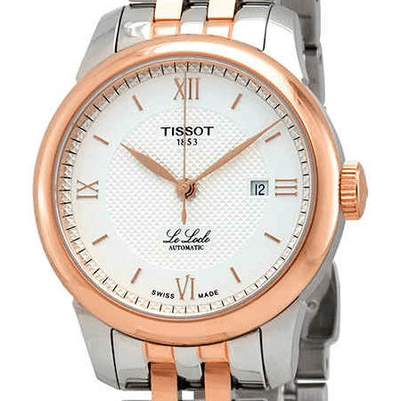 Buy Shop Tissot T Classic Le Locle Automatic Lady Silver Dial Two Tone Steel Strap Watch For Women - T006.207.22.036.00 USA Online