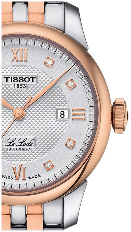 Buy Shop Tissot T Classic Le Locle Automatic Lady Silver Dial Two Tone Steel Strap Watch For Women - T006.207.22.036.00 USA Online