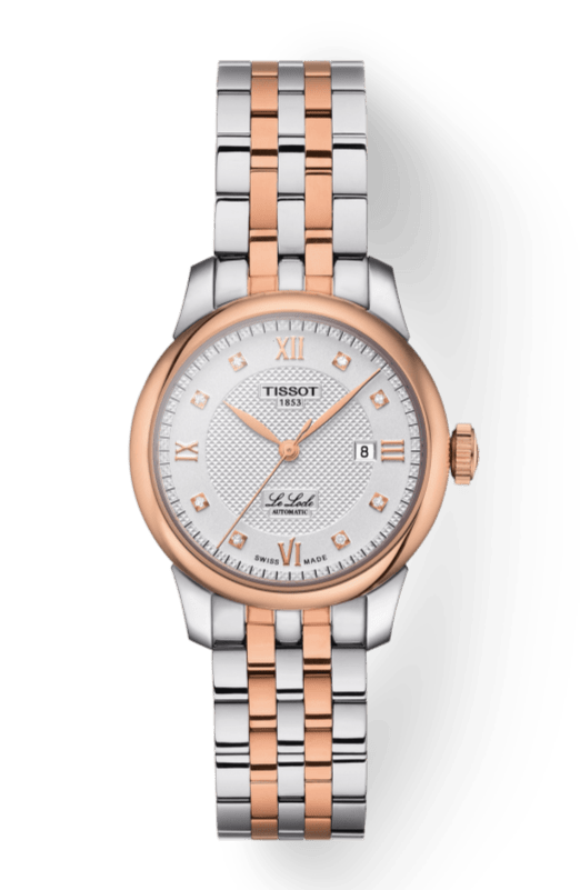Buy Shop Tissot T Classic Le Locle Automatic Lady Silver Dial Two Tone Steel Strap Watch For Women - T006.207.22.036.00 USA Online