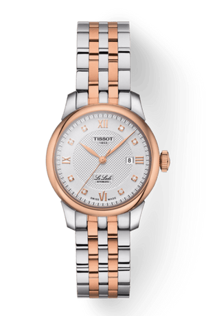 Buy Shop Tissot T Classic Le Locle Automatic Lady Silver Dial Two Tone Steel Strap Watch For Women - T006.207.22.036.00 USA Online