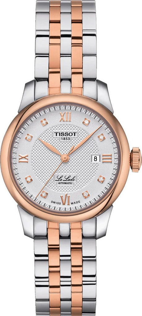 Buy Shop Tissot T Classic Le Locle Automatic Lady Silver Dial Two Tone Steel Strap Watch For Women - T006.207.22.036.00 USA Online