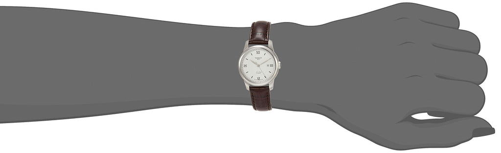Buy Shop Tissot T Classic Le Locle Automatic Silver Dial Brown Leather Strap Watch For Women - T006.207.16.038.00 USA Online