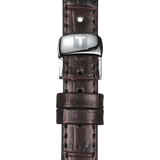 Buy Shop Tissot T Classic Le Locle Automatic Silver Dial Brown Leather Strap Watch For Women - T006.207.16.038.00 USA Online