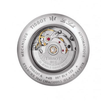 Buy Shop Tissot T Classic Le Locle Automatic Silver Dial Brown Leather Strap Watch For Women - T006.207.16.038.00 USA Online