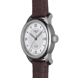 Buy Shop Tissot T Classic Le Locle Automatic Silver Dial Brown Leather Strap Watch For Women - T006.207.16.038.00 USA Online