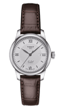 Buy Shop Tissot T Classic Le Locle Automatic Silver Dial Brown Leather Strap Watch For Women - T006.207.16.038.00 USA Online