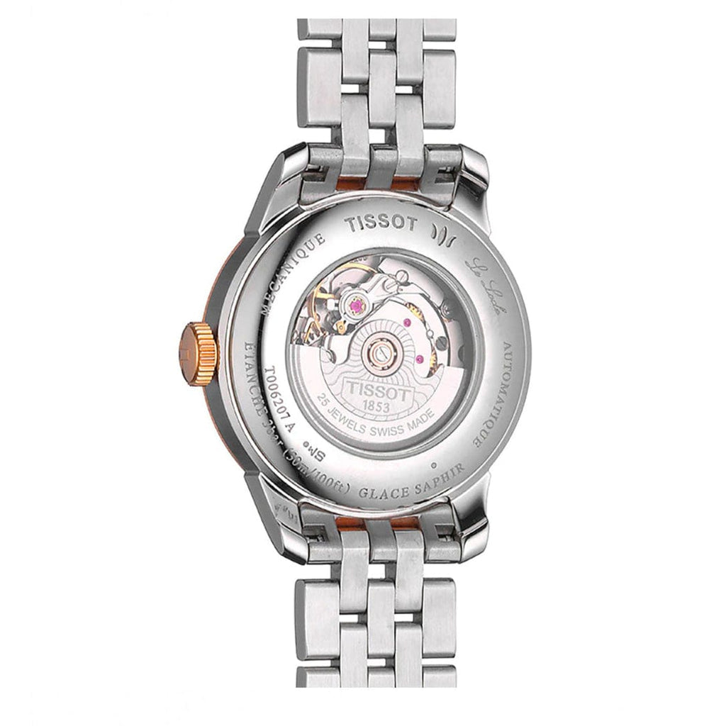 Buy Shop Tissot T Classic Le Locle Automatic Silver Dial Two Tone Steel Strap Watch For Women - T006.207.22.038.00 USA Online