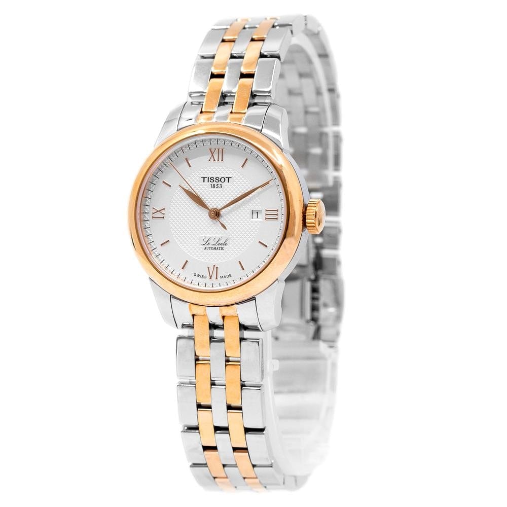 Buy Shop Tissot T Classic Le Locle Automatic Silver Dial Two Tone Steel Strap Watch For Women - T006.207.22.038.00 USA Online