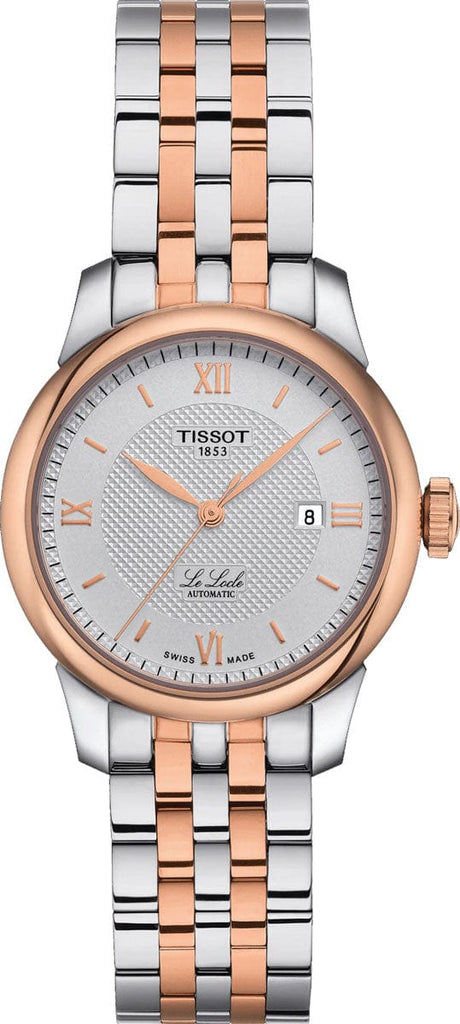 Buy Shop Tissot T Classic Le Locle Automatic Silver Dial Two Tone Steel Strap Watch For Women - T006.207.22.038.00 USA Online