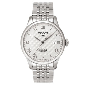 Buy Shop Tissot T Classic Le Locle Automatic White Dial Silver Steel Strap Watch For Men - T41.1.483.33 USA Online