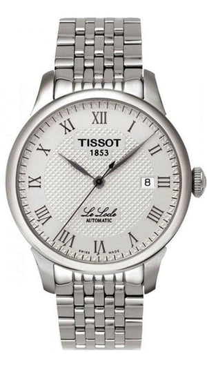 Buy Shop Tissot T Classic Le Locle Automatic White Dial Silver Steel Strap Watch For Men - T41.1.483.33 USA Online