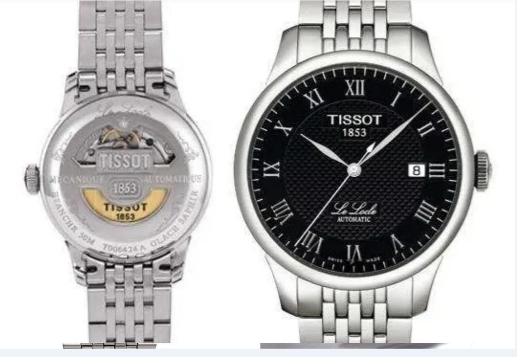 Buy Shop Tissot T Classic Le Locle Powermatic 80 Black Dial Silver Steel Strap Watch For Women - T41.1.483.53 USA Online