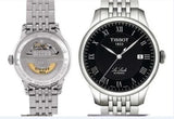 Buy Shop Tissot T Classic Le Locle Powermatic 80 Black Dial Silver Steel Strap Watch For Women - T41.1.483.53 USA Online
