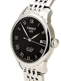 Buy Shop Tissot T Classic Le Locle Powermatic 80 Black Dial Silver Steel Strap Watch For Women - T41.1.483.53 USA Online