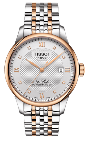 Buy Shop Tissot T Classic Le Locle Powermatic 80 Silver Dial Two Tone Steel Strap Watch For Men - T006.407.22.036.00 USA Online