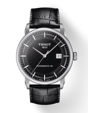 Buy Shop Tissot T Classic Luxury Black Dial Black Leather Strap Watch For Men - T086.407.16.051.00 USA Online