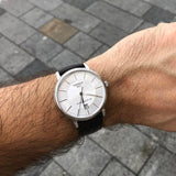 Buy Shop Tissot T-Classic Powermatic 80 Silver Dial Brown Leather Strap Watch For Men - T122.407.16.031.00 USA Online