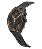 Buy Shop Tissot T Classic PR 100 Chronograph Anthracite Black Dial Black Mesh Bracelet Watch For Men - T101.417.23.061.00 USA Online