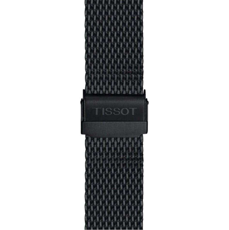 Buy Shop Tissot T Classic PR 100 Chronograph Black Dial Black Mesh Bracelet Watch For Men - T101.417.33.051.00 USA Online