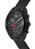 Buy Shop Tissot T Classic PR 100 Chronograph Black Dial Black Mesh Bracelet Watch For Men - T101.417.33.051.00 USA Online