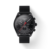 Buy Shop Tissot T Classic PR 100 Chronograph Black Dial Black Mesh Bracelet Watch For Men - T101.417.33.051.00 USA Online
