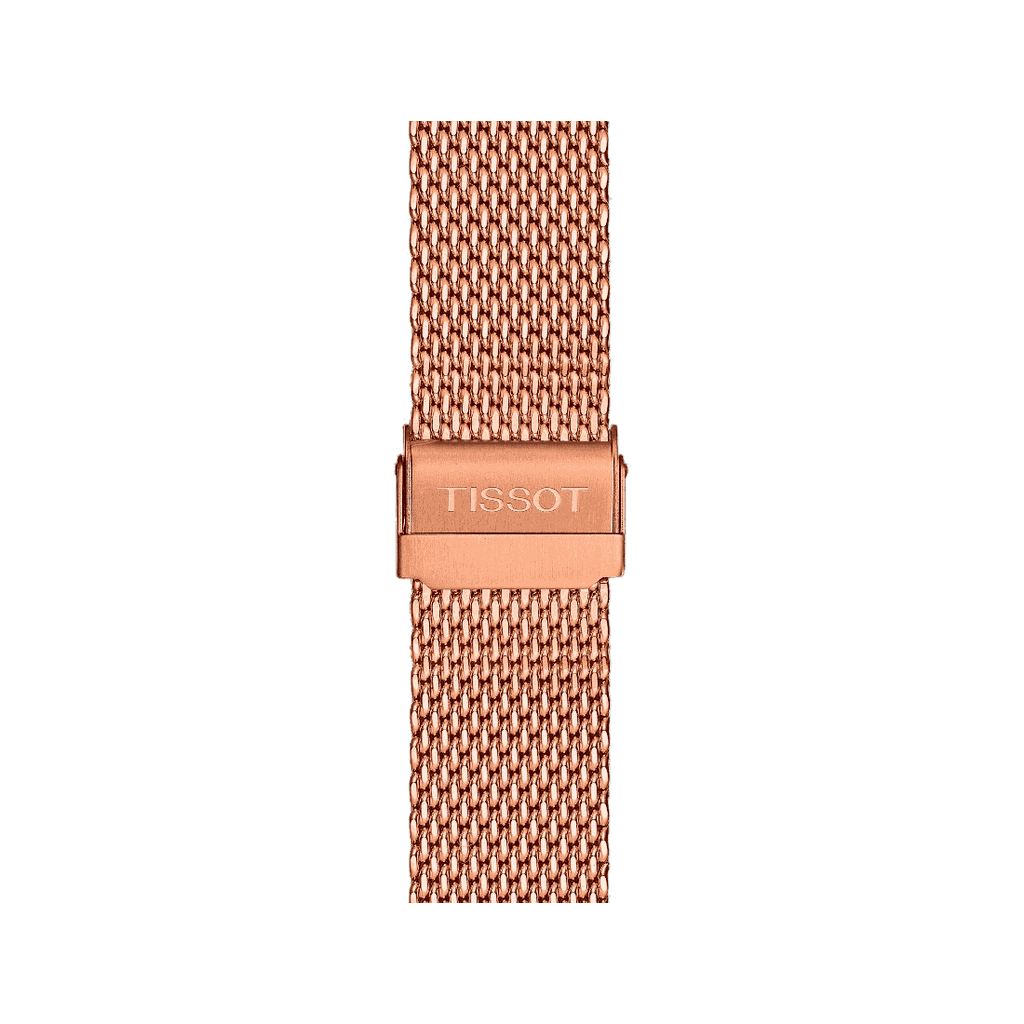Buy Shop Tissot T Classic PR 100 Chronograph Silver Dial Rose Gold Mesh Bracelet Watch For Men - T101.417.33.031.01 USA Online