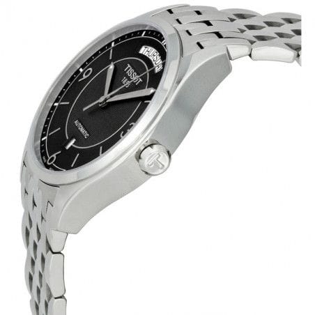 Buy Shop Tissot T Classic T One Automatic Grey Dial Silver Steel Strap Watch For Men - T038.430.11.067.00 USA Online