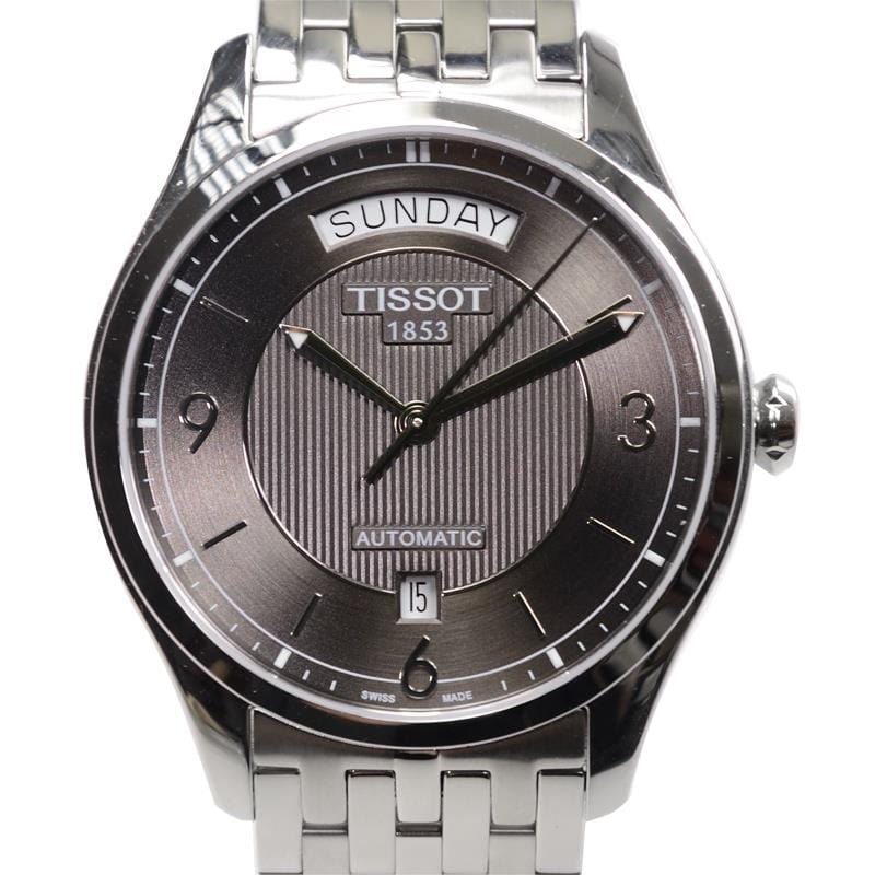Buy Shop Tissot T Classic T One Automatic Grey Dial Silver Steel Strap Watch For Men - T038.430.11.067.00 USA Online