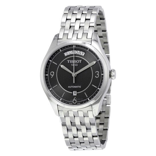 Buy Shop Tissot T Classic T One Automatic Grey Dial Silver Steel Strap Watch For Men - T038.430.11.067.00 USA Online