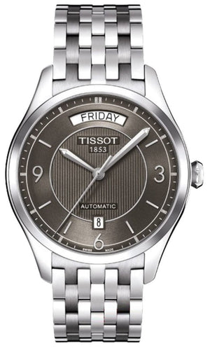 Buy Shop Tissot T Classic T One Automatic Grey Dial Silver Steel Strap Watch For Men - T038.430.11.067.00 USA Online