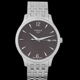 Buy Shop Tissot T Classic Tradition Grey Dial Silver Steel Strap Watch For Men - T063.610.11.067.00 USA Online