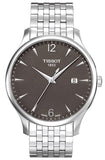 Buy Shop Tissot T Classic Tradition Grey Dial Silver Steel Strap Watch For Men - T063.610.11.067.00 USA Online