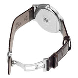 Buy Shop Tissot T Classic Tradition Silver Dial Brown Leather Strap Watch For Men - T063.610.16.038.00 USA Online