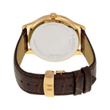 Buy Shop Tissot T Classic Tradition Silver Dial Brown Leather Strap Watch For Men - T063.610.36.038.00 USA Online