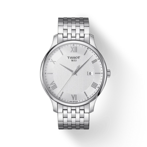Buy Shop Tissot T Classic Tradition Silver Dial Silver Steel Strap Watch For Men - T063.610.11.038.00 USA Online
